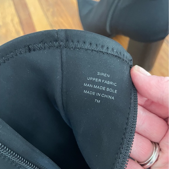 Jeffrey Campbell Black Heeled Boots - Picture 6 of 7